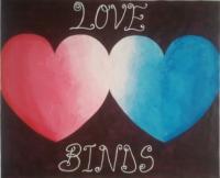 Acrylic On Paper - Love Binds - Acrylic